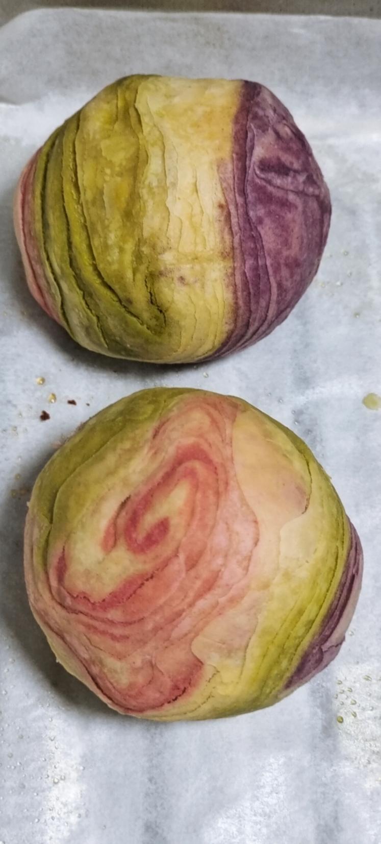 史上最详细彩色蛋黄酥教程