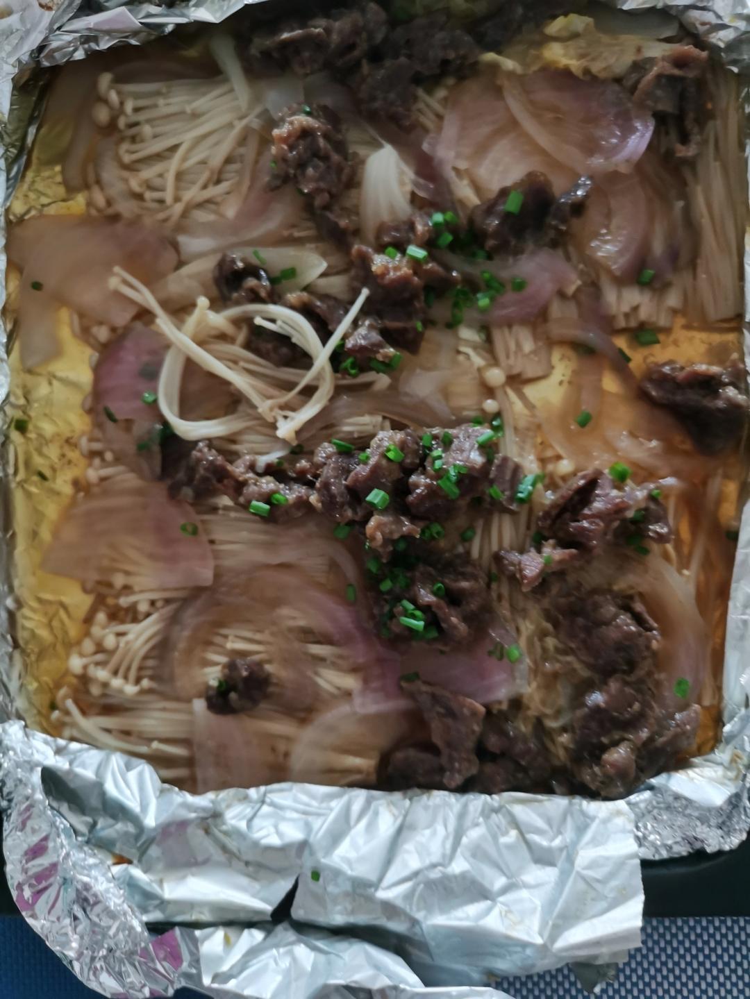 平底锅锡纸牛肉（超快手）