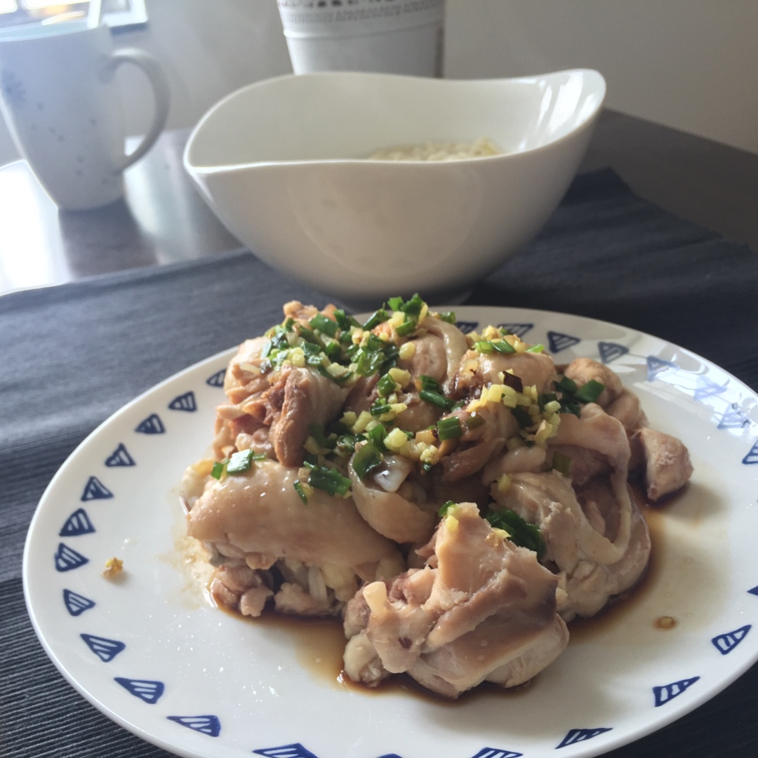 葱油鸡腿