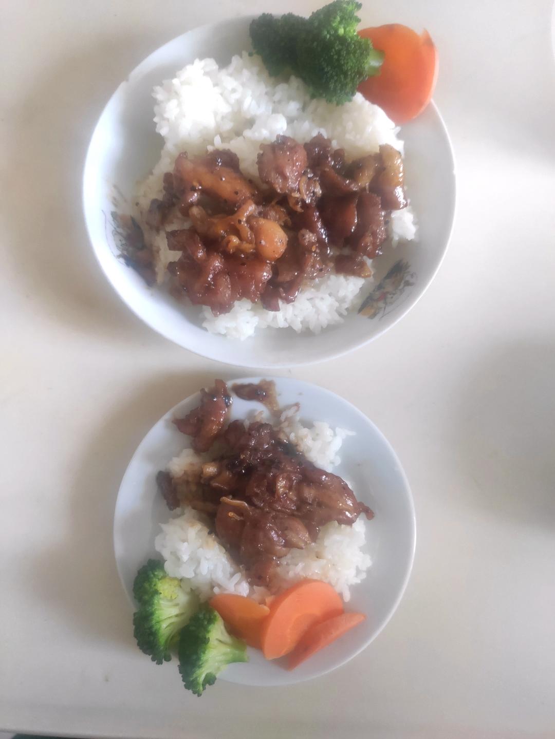照烧鸡腿饭