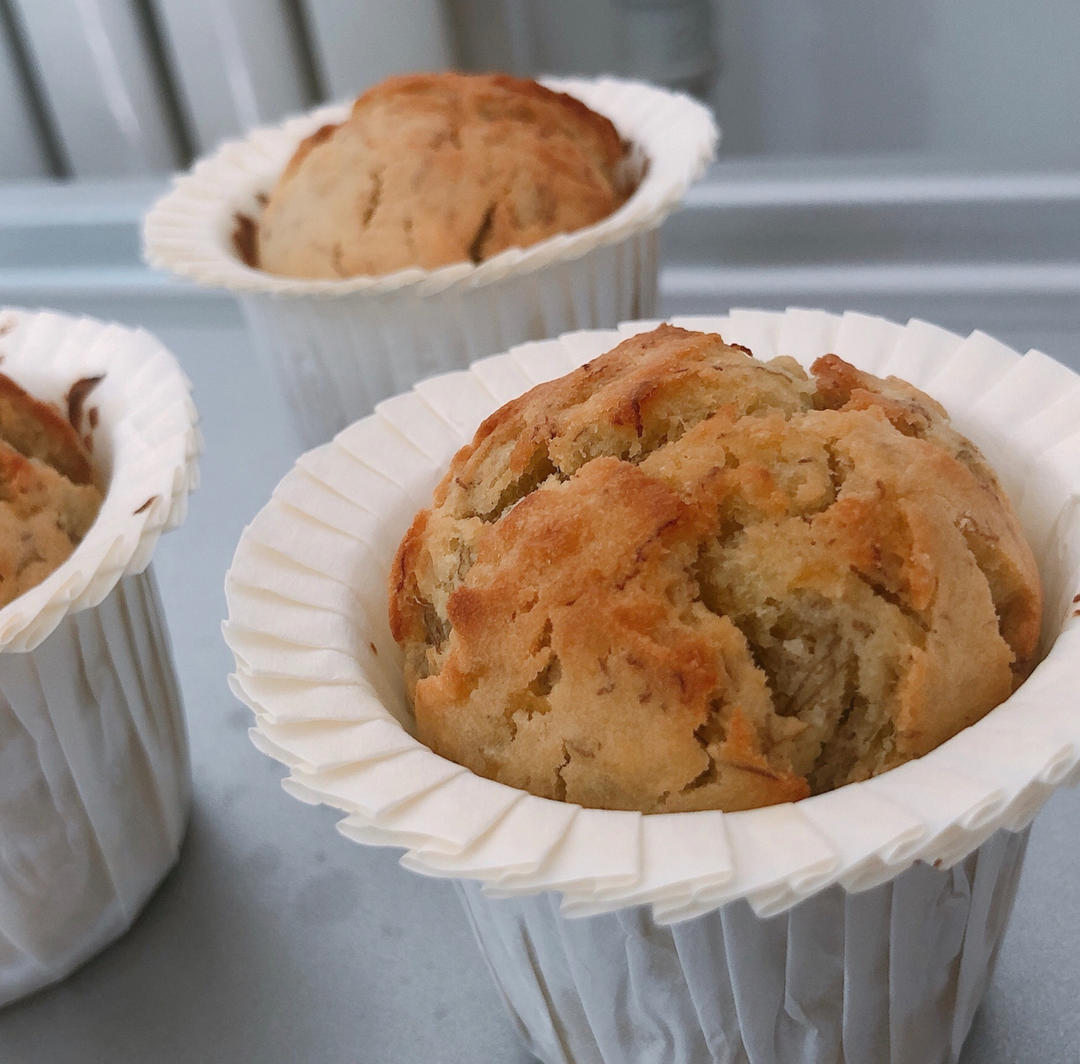 少女心的香蕉蔓越莓玛芬