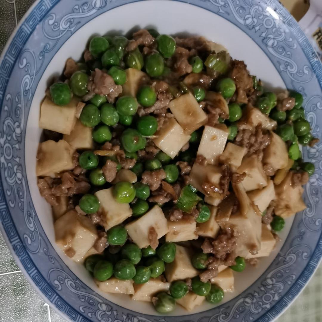 豌豆炒肉末
