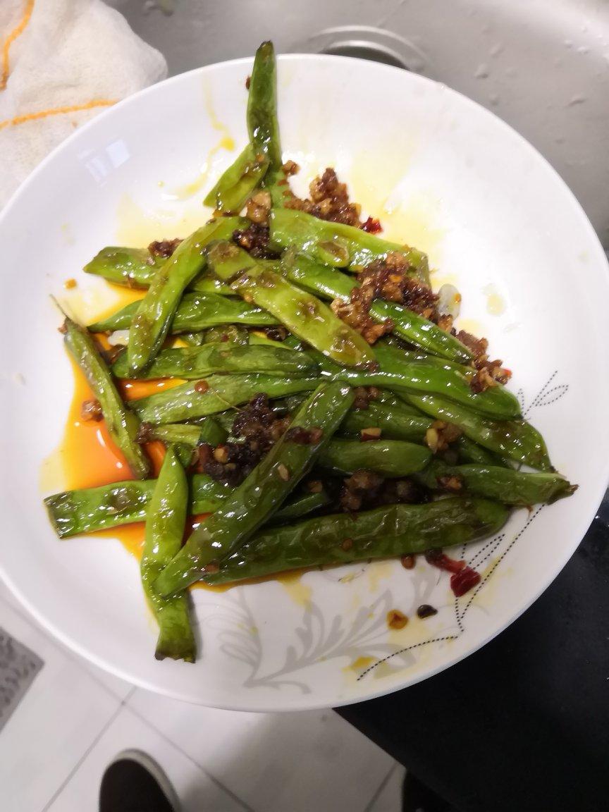 干煸肉末四季豆