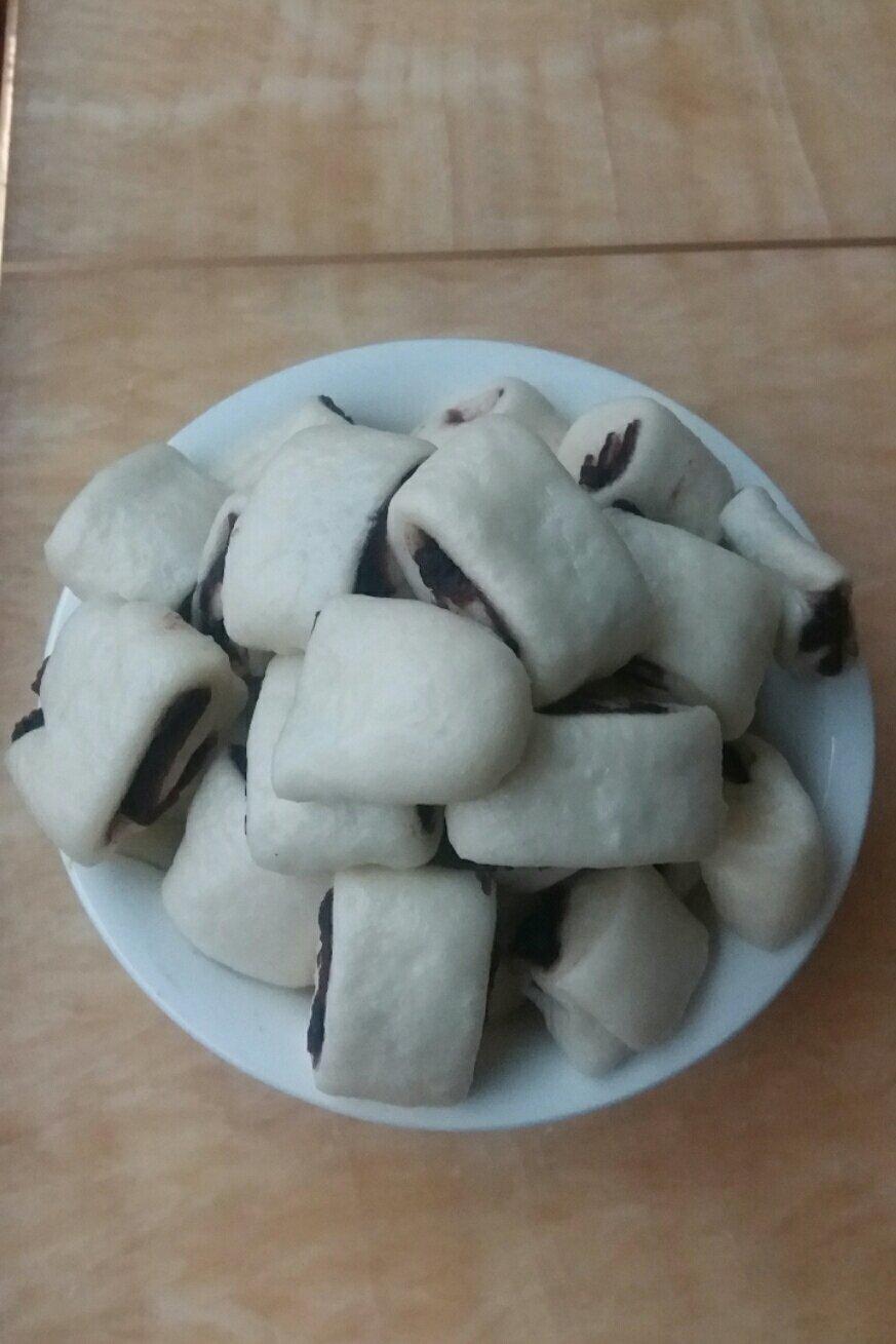 奶香夹心小馒头（一次发酵）