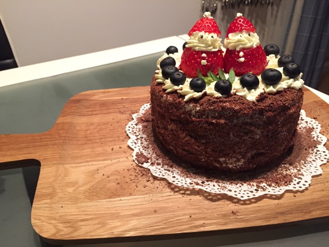 6寸可可戚风 黑森林