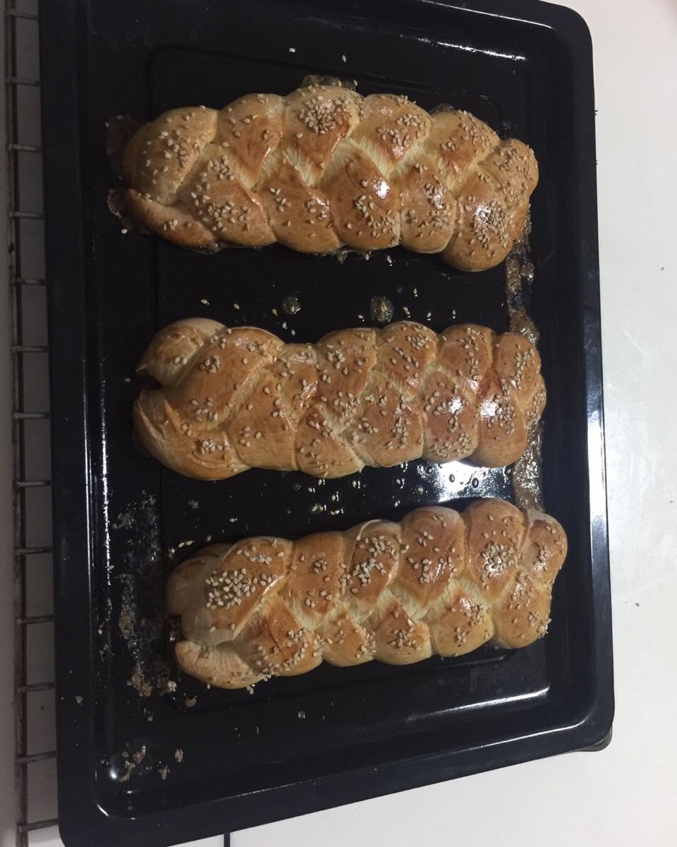 酸奶辫子面包（一次发酵）