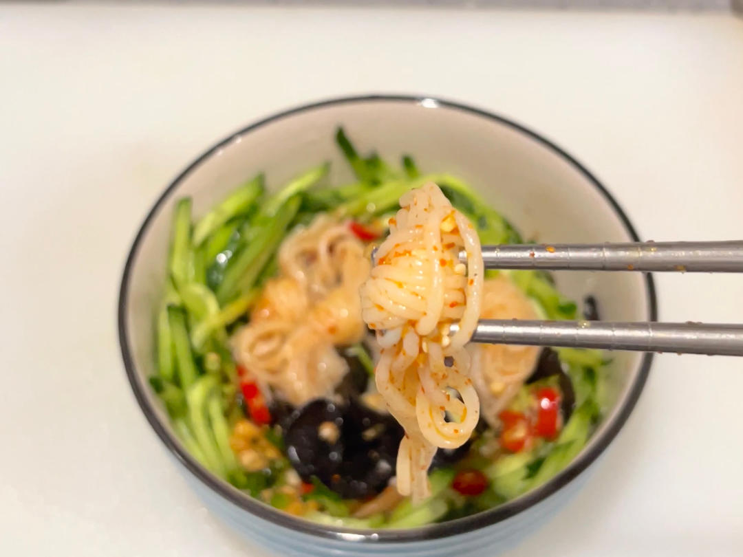 减脂～凉拌平菇虾🦐
