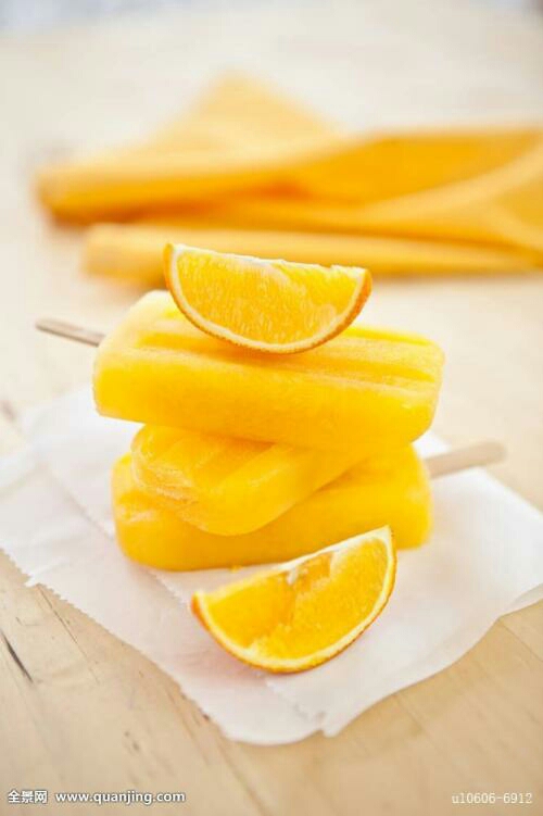 奶油香橙冰棍的做法