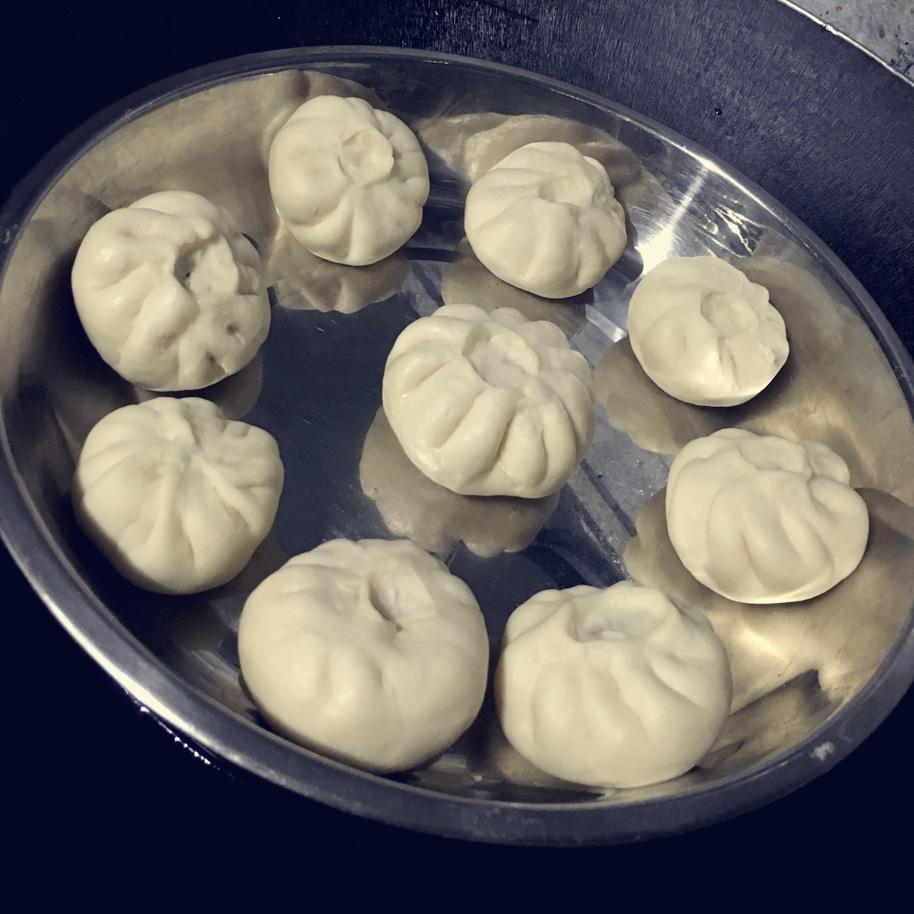 直接发酵法的白胖包子