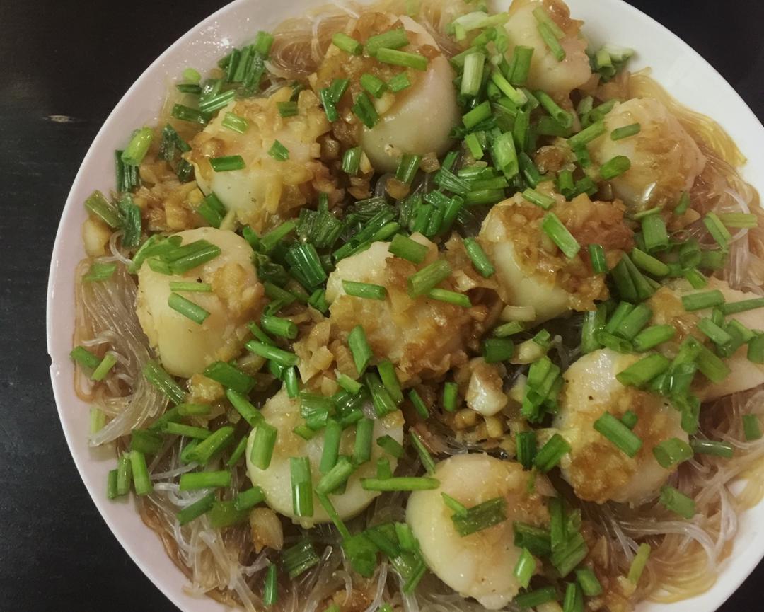 蒜蓉粉丝蒸扇贝