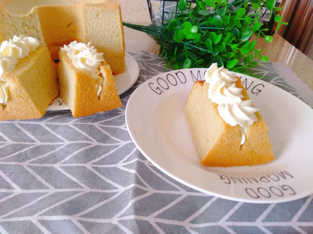 青井老师の抹茶戚风（17cm或18cm中空模）