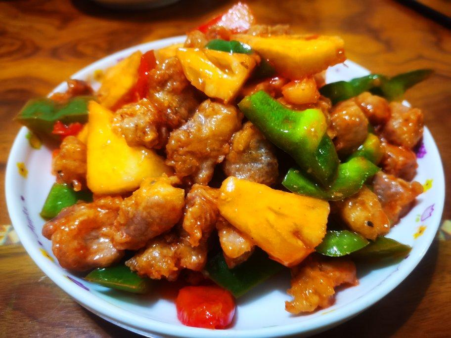 秘制菠萝咕噜肉（绝对好吃）
