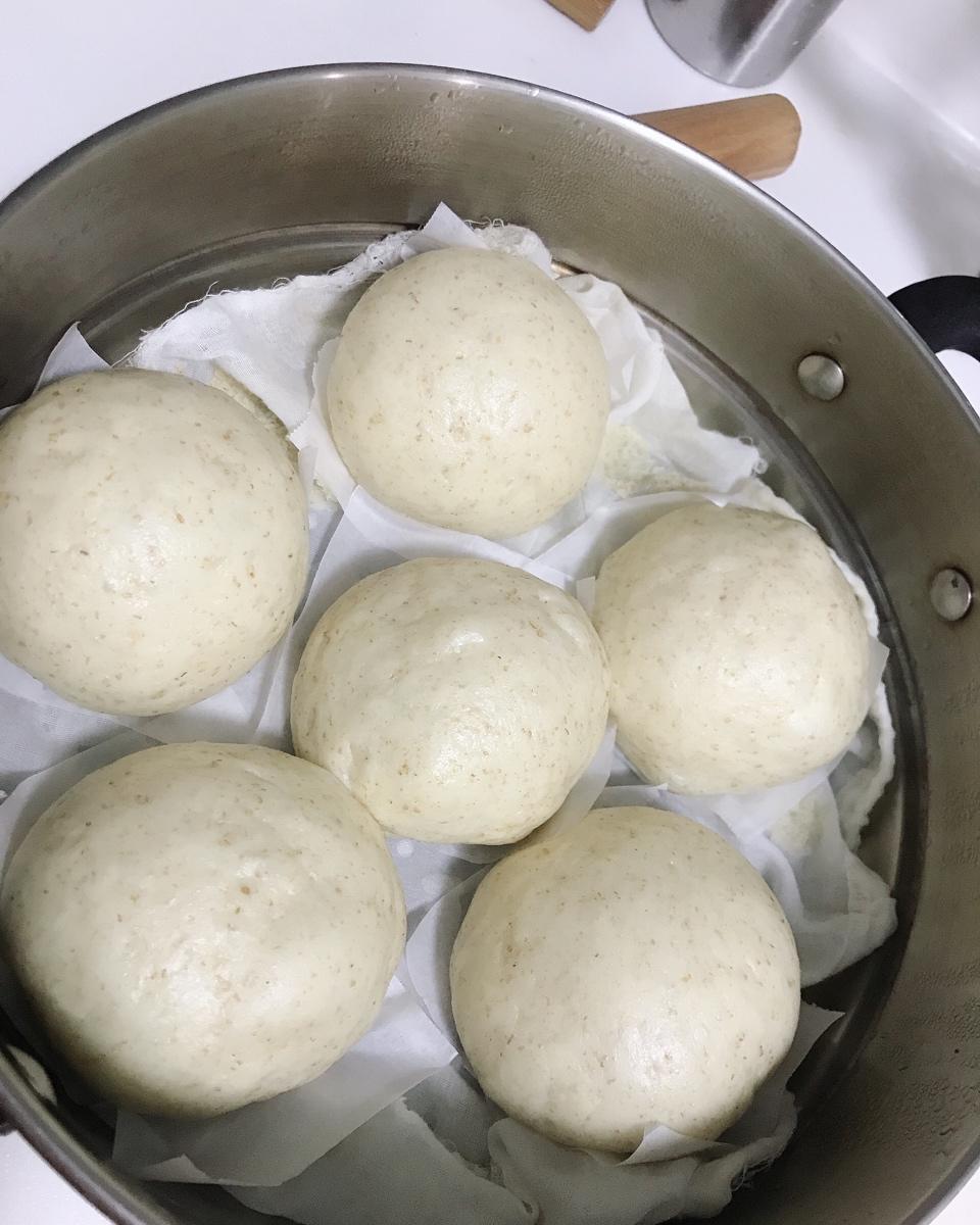 燕麦奶香馒头