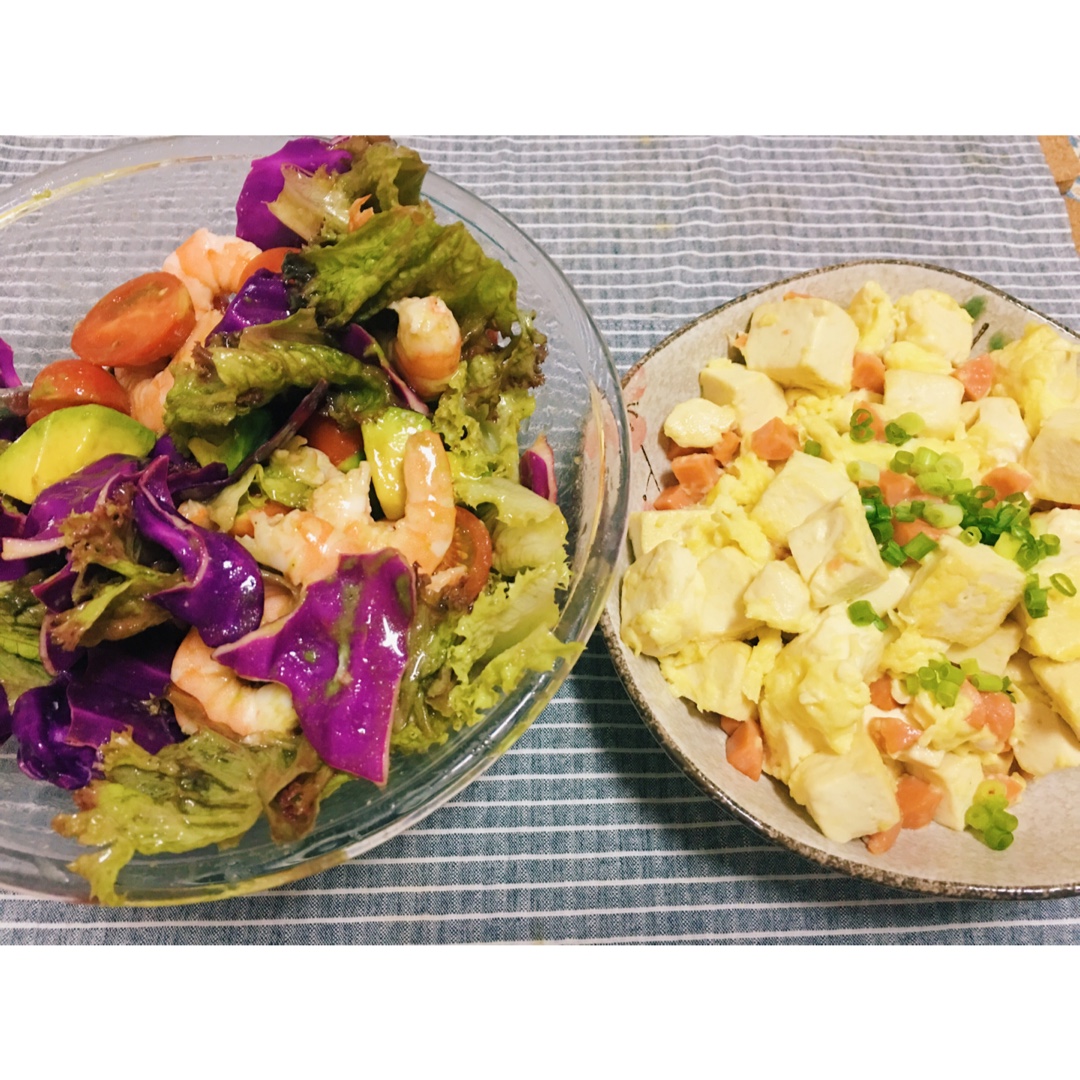 蛋包豆腐丁