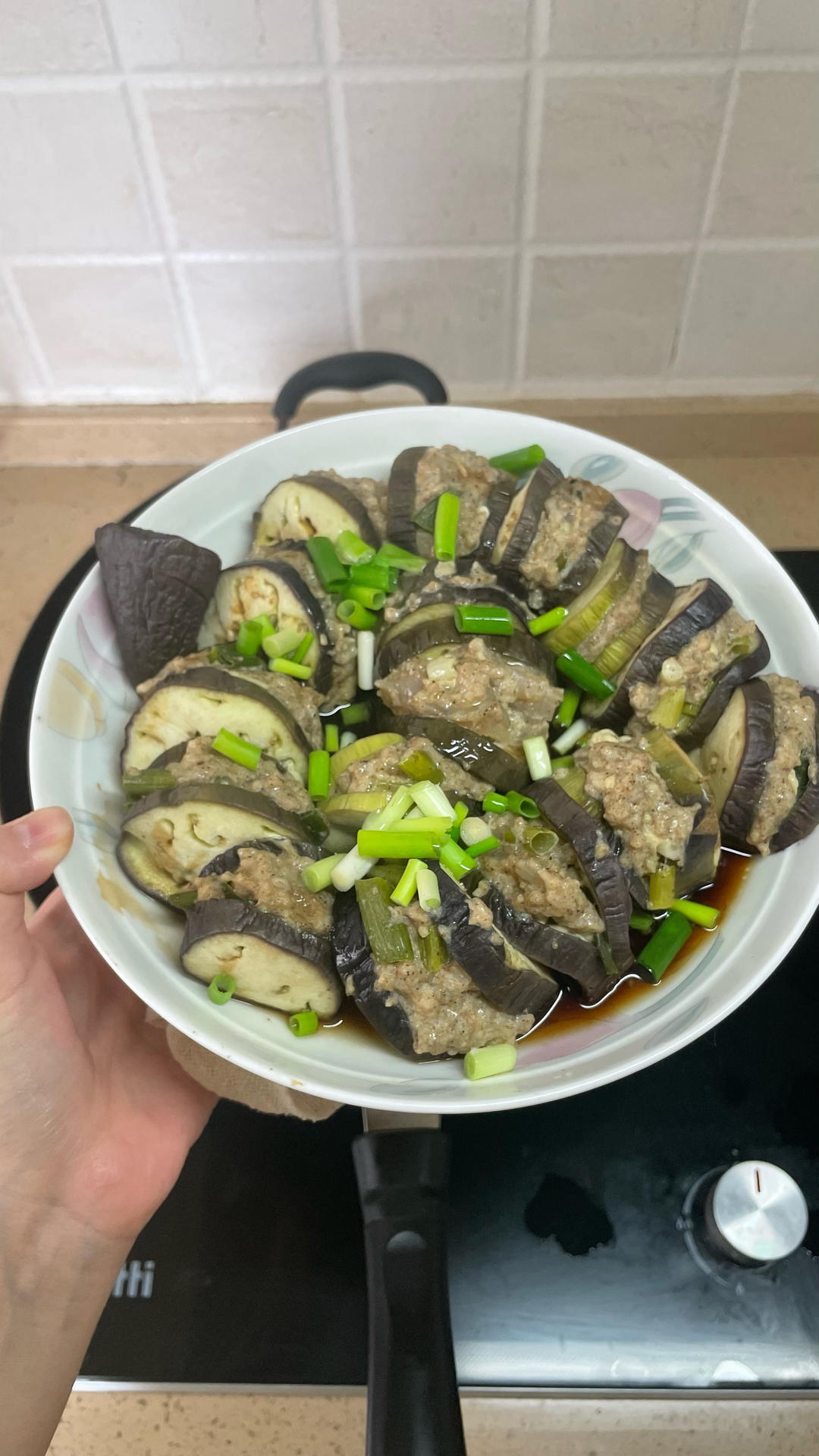 蒸茄盒（茄子酿肉）