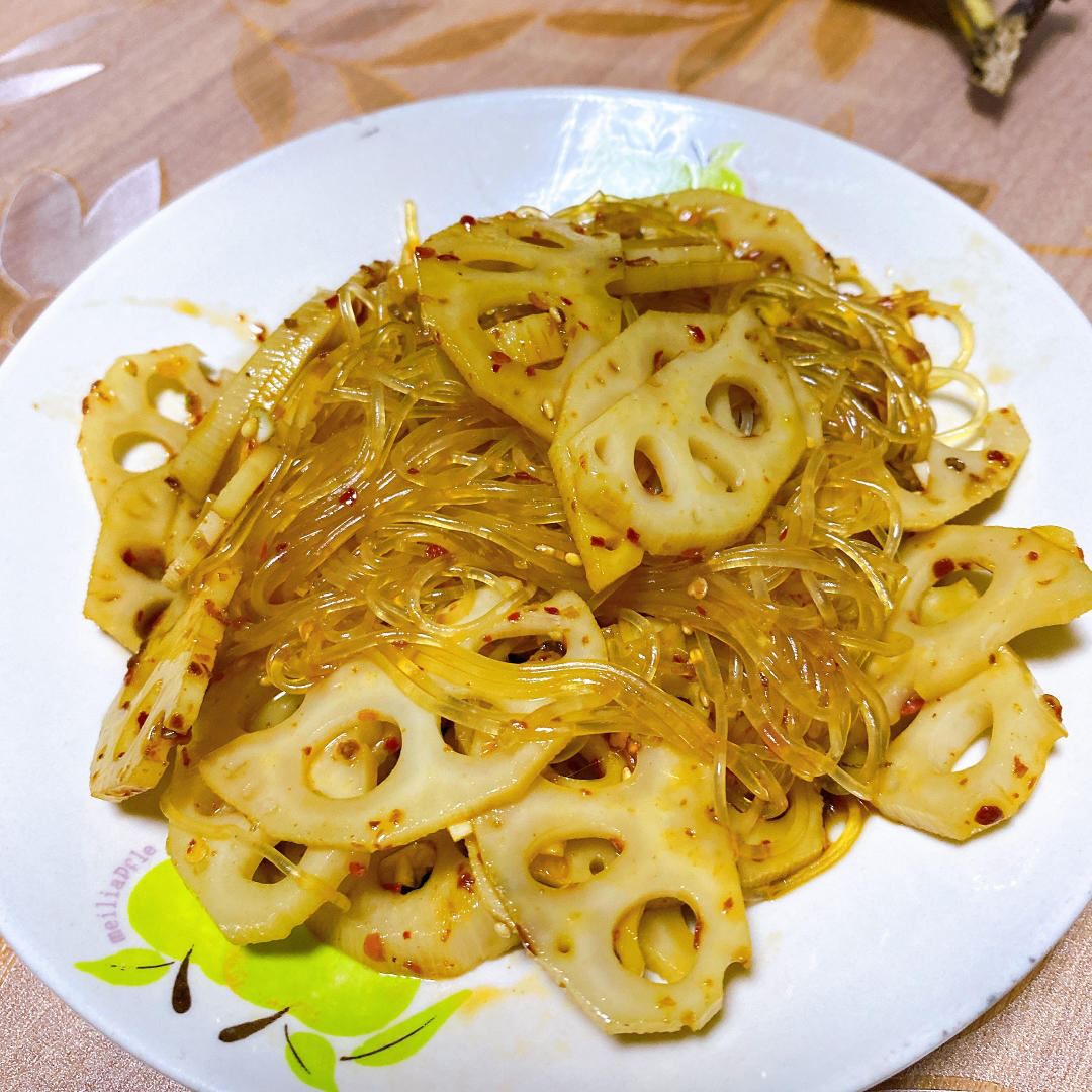 凉拌藕片