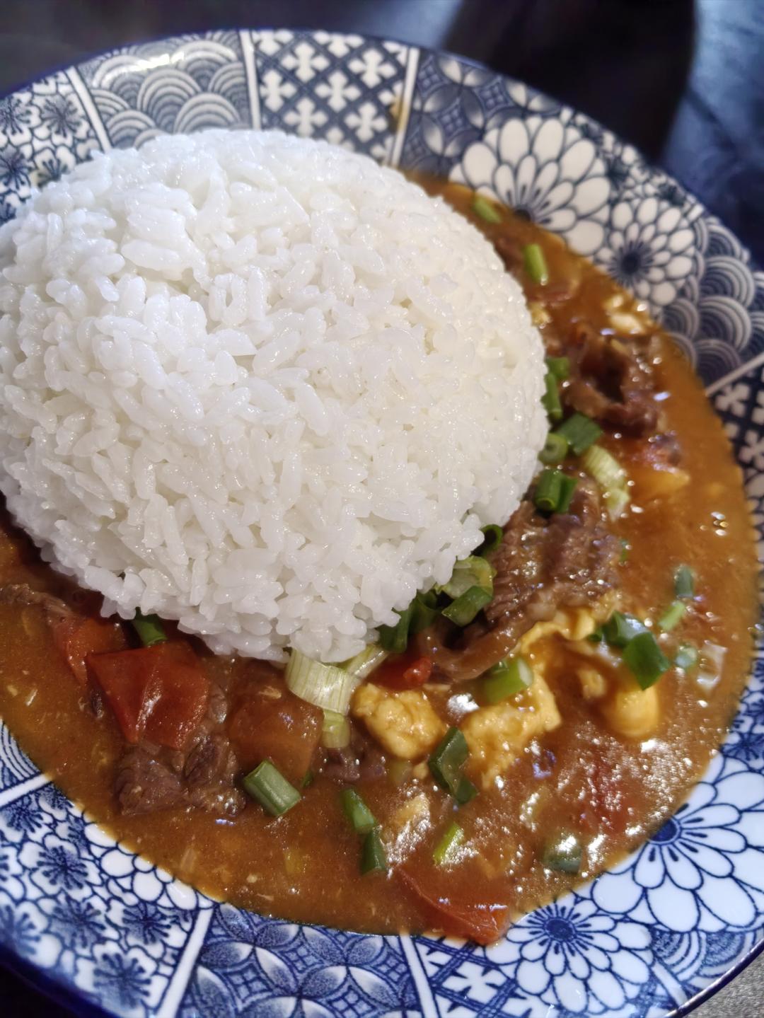 酸甜浓郁～超开胃🔥番茄滑蛋牛肉饭