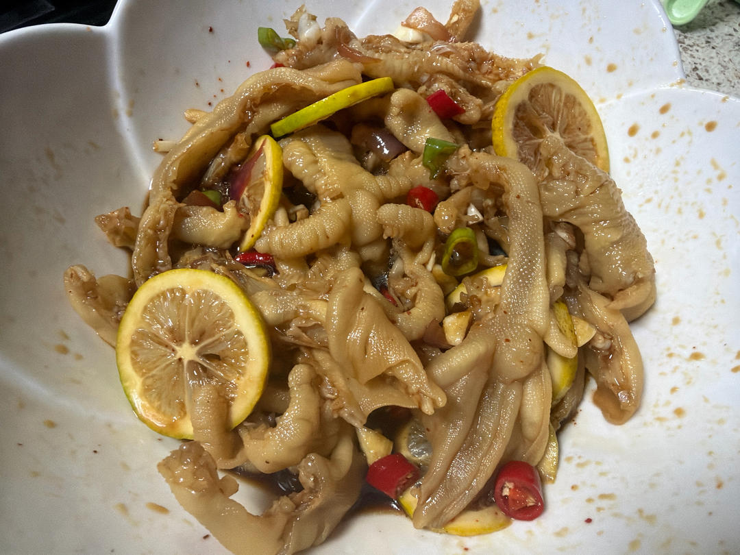 【柠檬酸辣鸡爪】自制超级无敌美味的网红鸡爪
