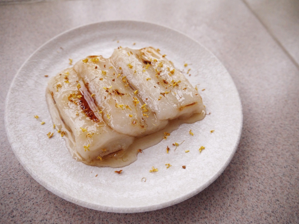 消亡边界做的桂花糖糍粑