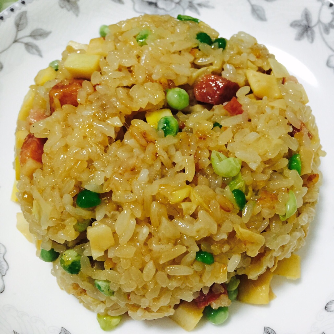 豌豆咸肉糯米饭