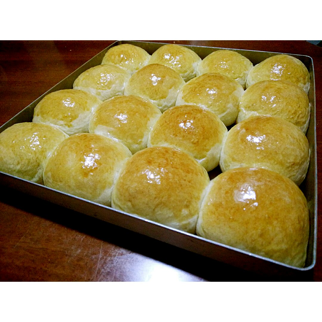 鲜奶油小餐包（一次发酵）