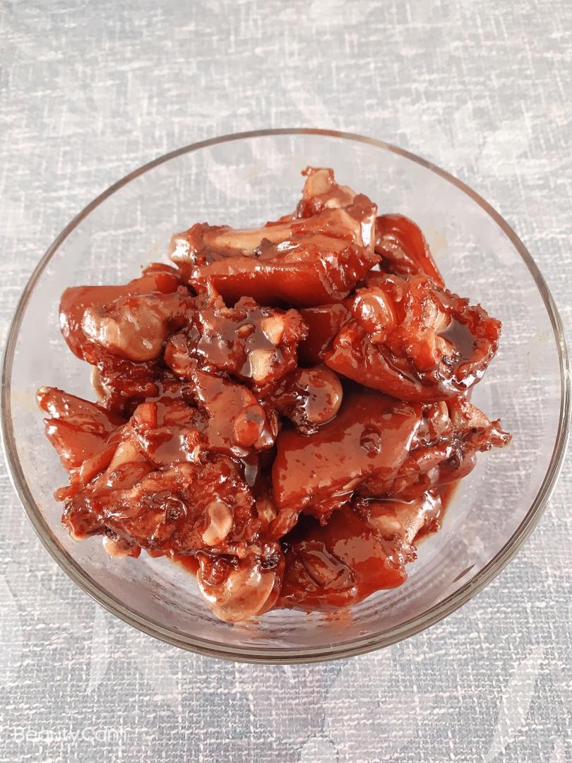 美味的家常菜：红烧猪蹄