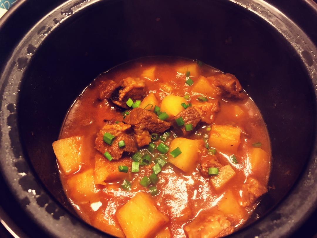 番茄土豆炖牛腩