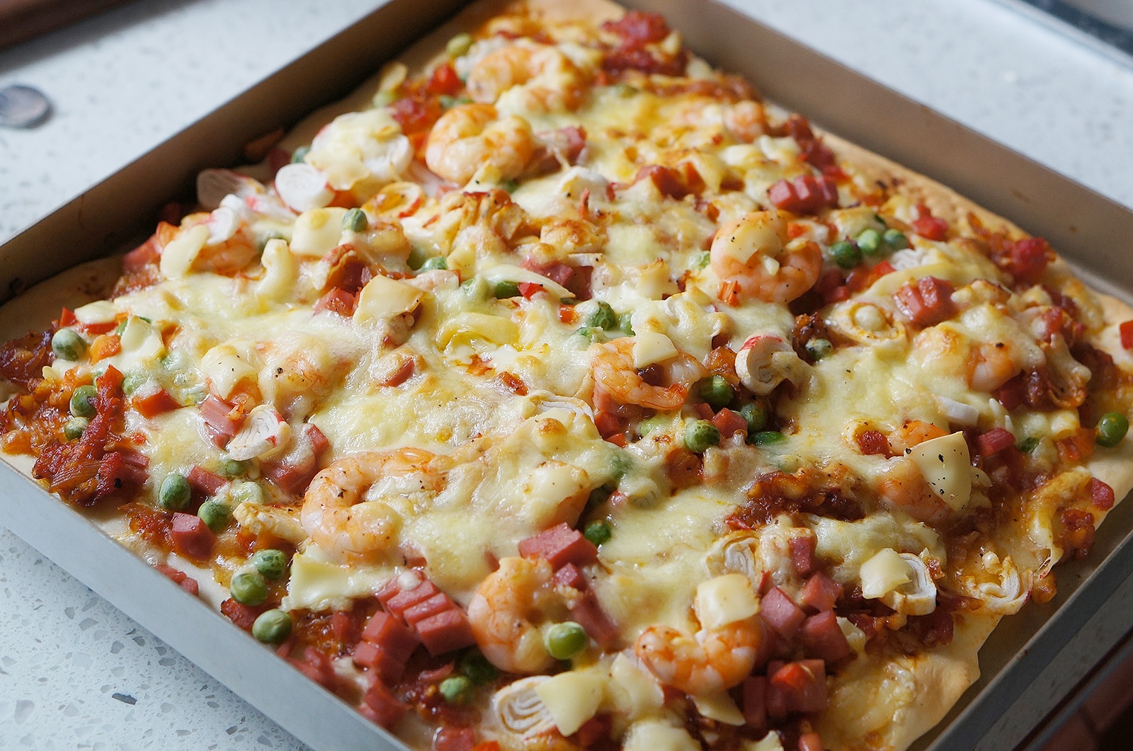 夏威夷pizza（附饼底冷冻法）