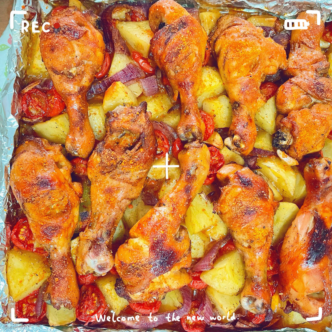 吃鸡腿一时爽，一直吃一直爽🌟超全各口味的烤鸡腿🍗附赠芝士鸡腿蔬菜卷做法