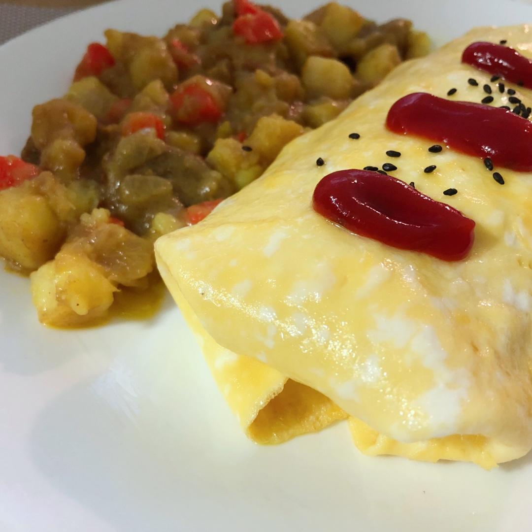 这是头牌了丨好吃的飞起来～🍛咖喱蛋包饭