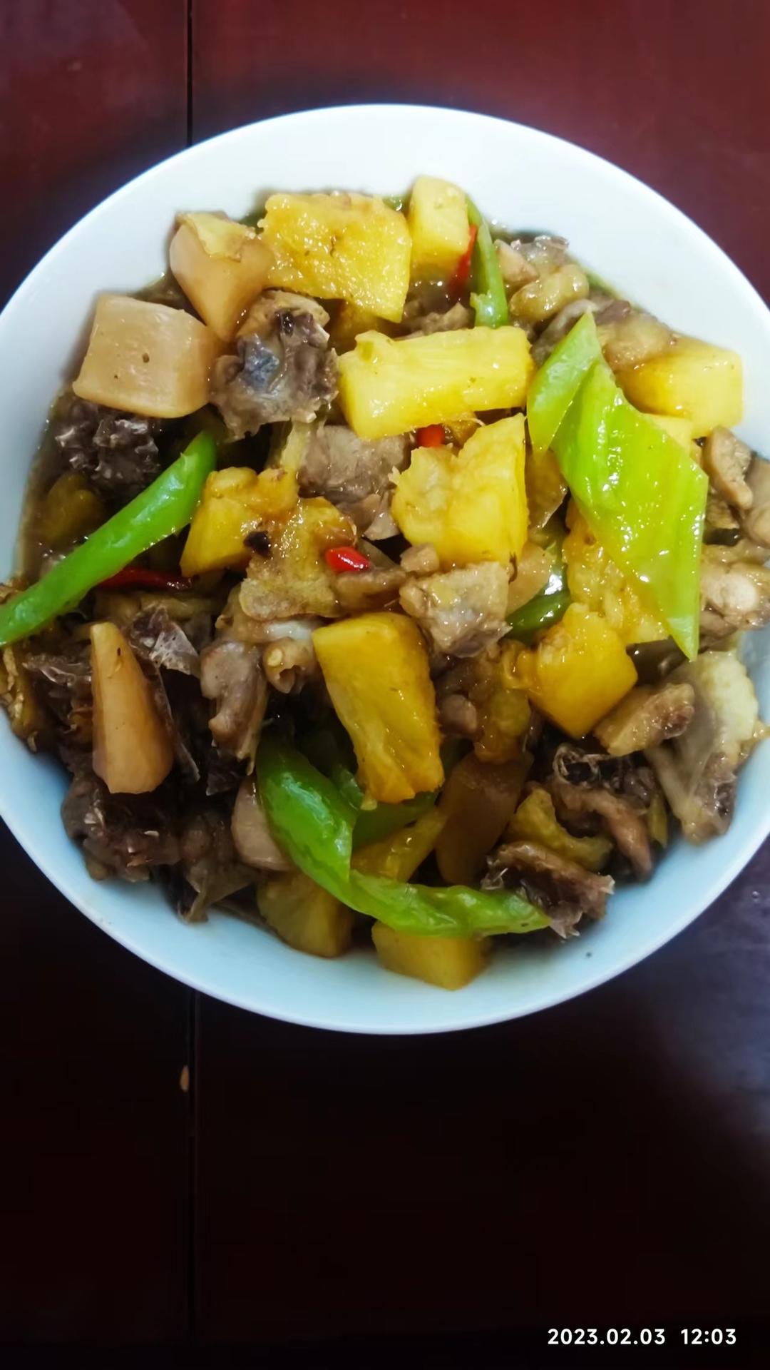 【菠萝鸡】夏日清爽开胃粤菜