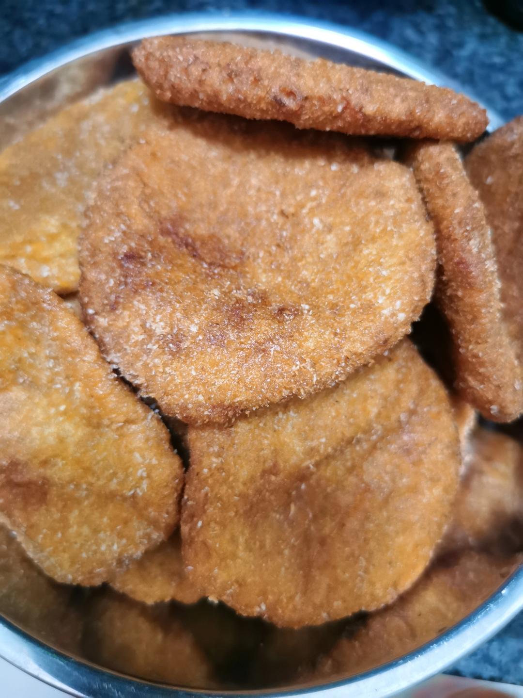 雪花南瓜饼