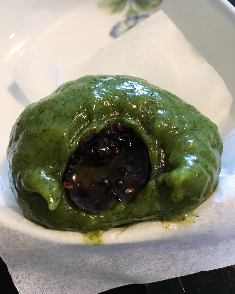 小叶子28做的应节气的 青蒿馍馍