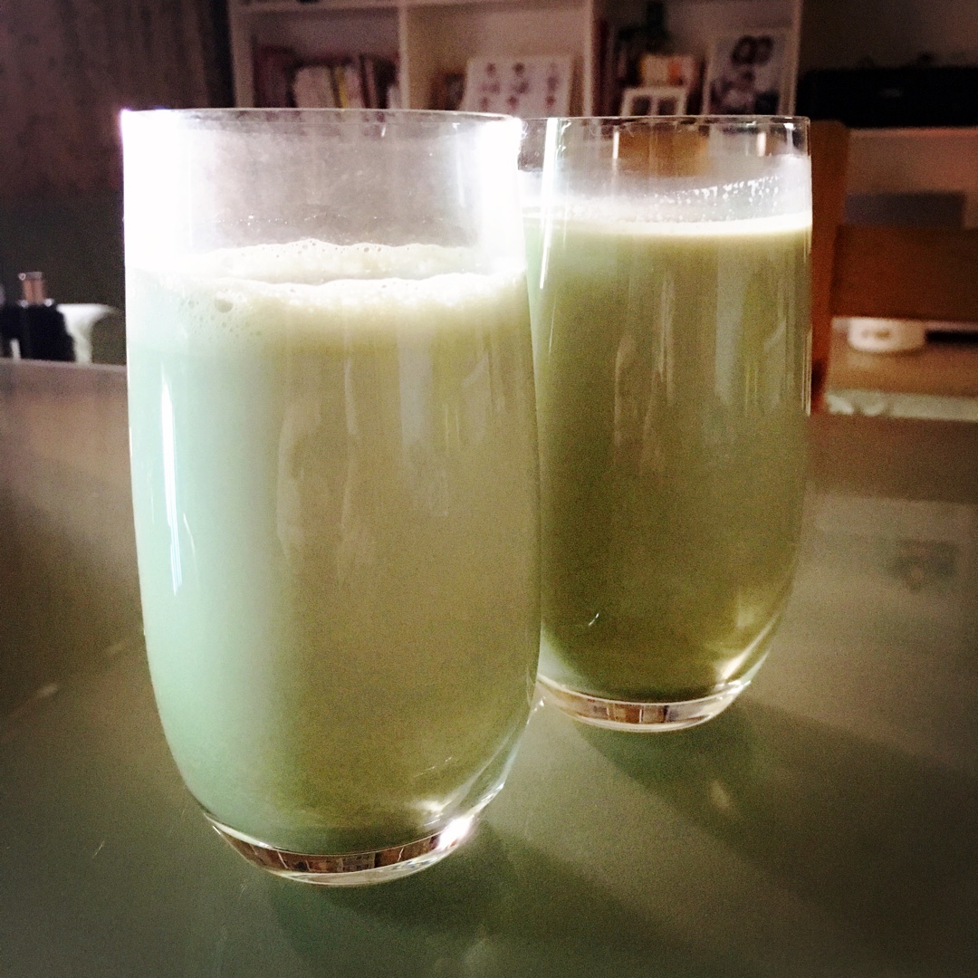 简版抹茶拿铁