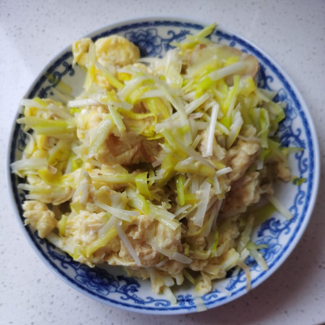 韭黄炒蛋