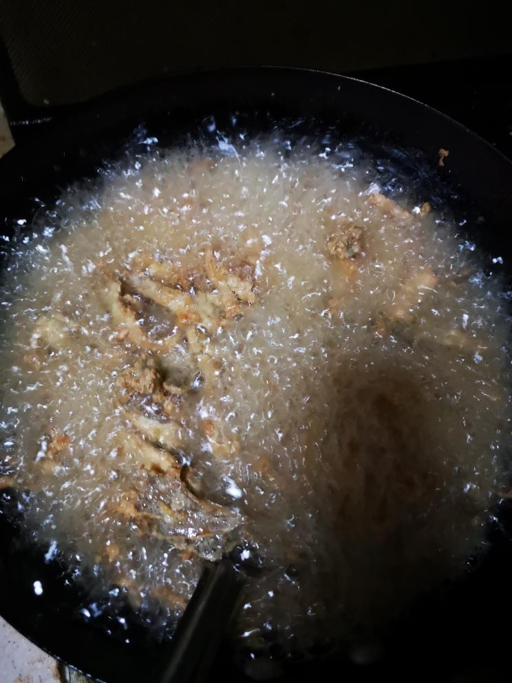炸鲜蘑