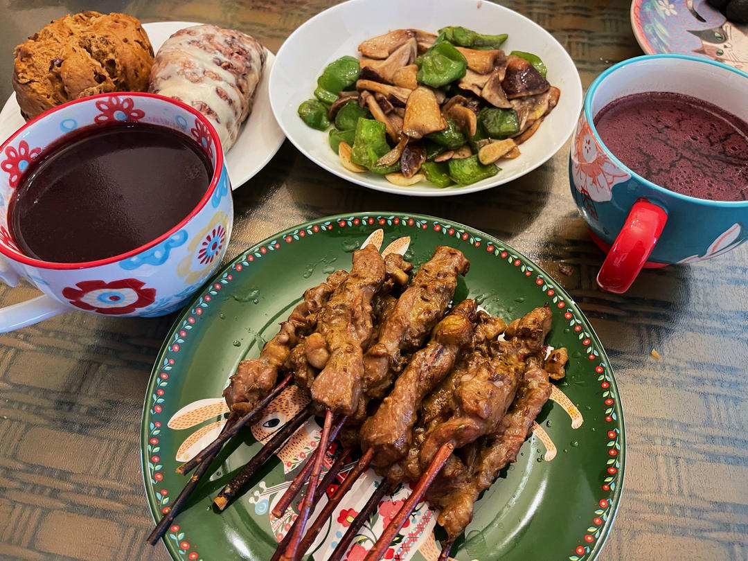 最简单好吃的—煎姬松茸