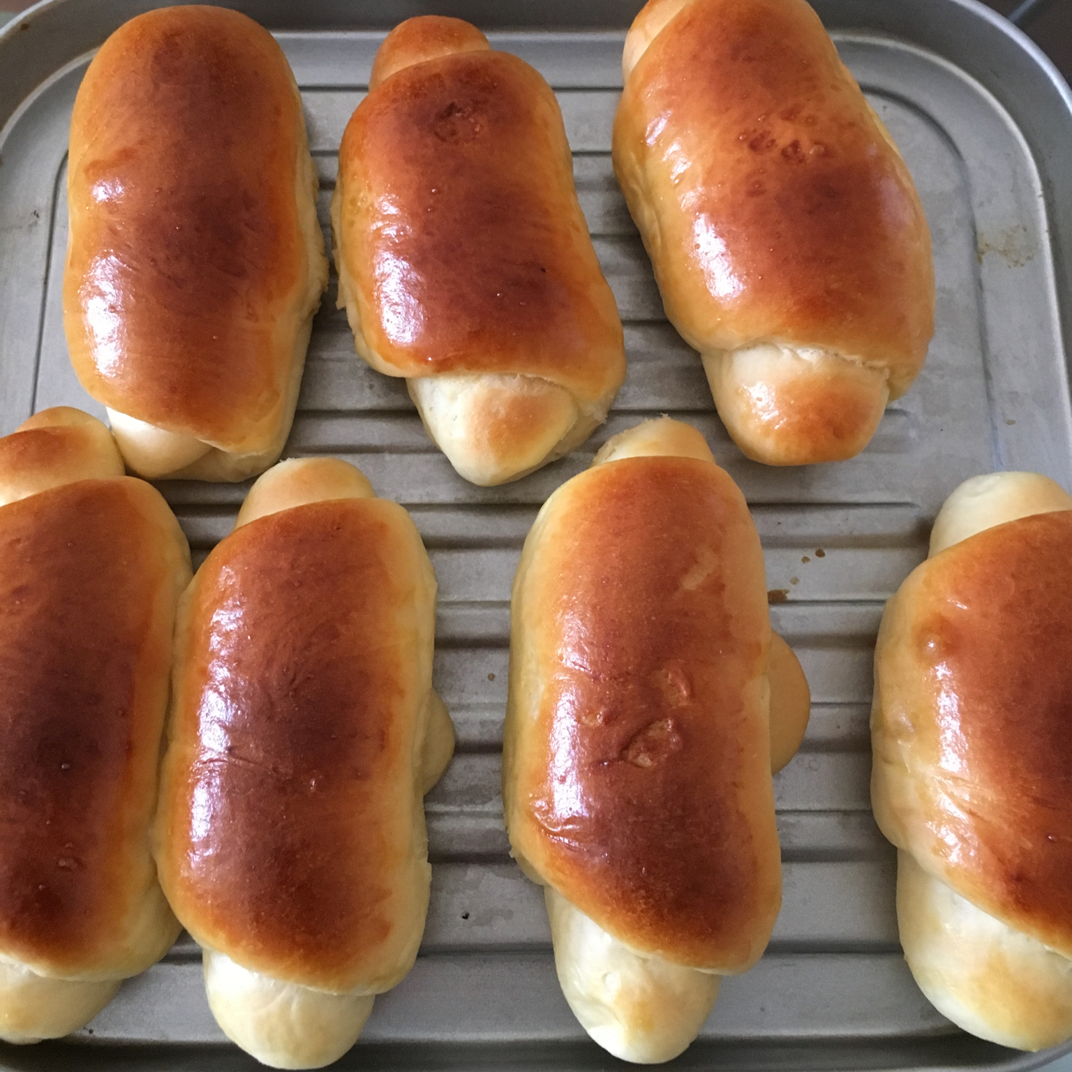 （低温发酵法）奶香全麦餐包