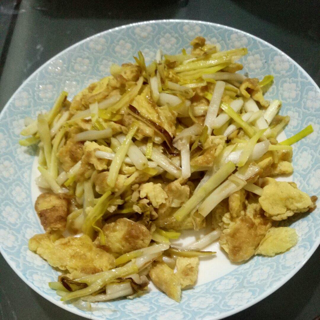 蒜黄炒蛋