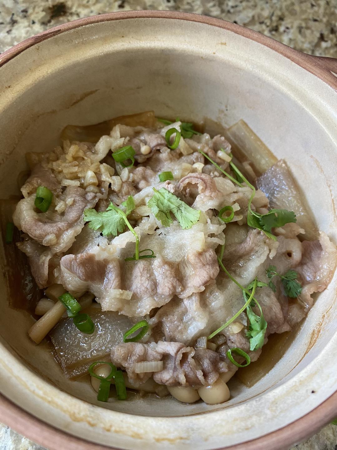 🍲减脂期美味｜牛肉魔芋丝煲