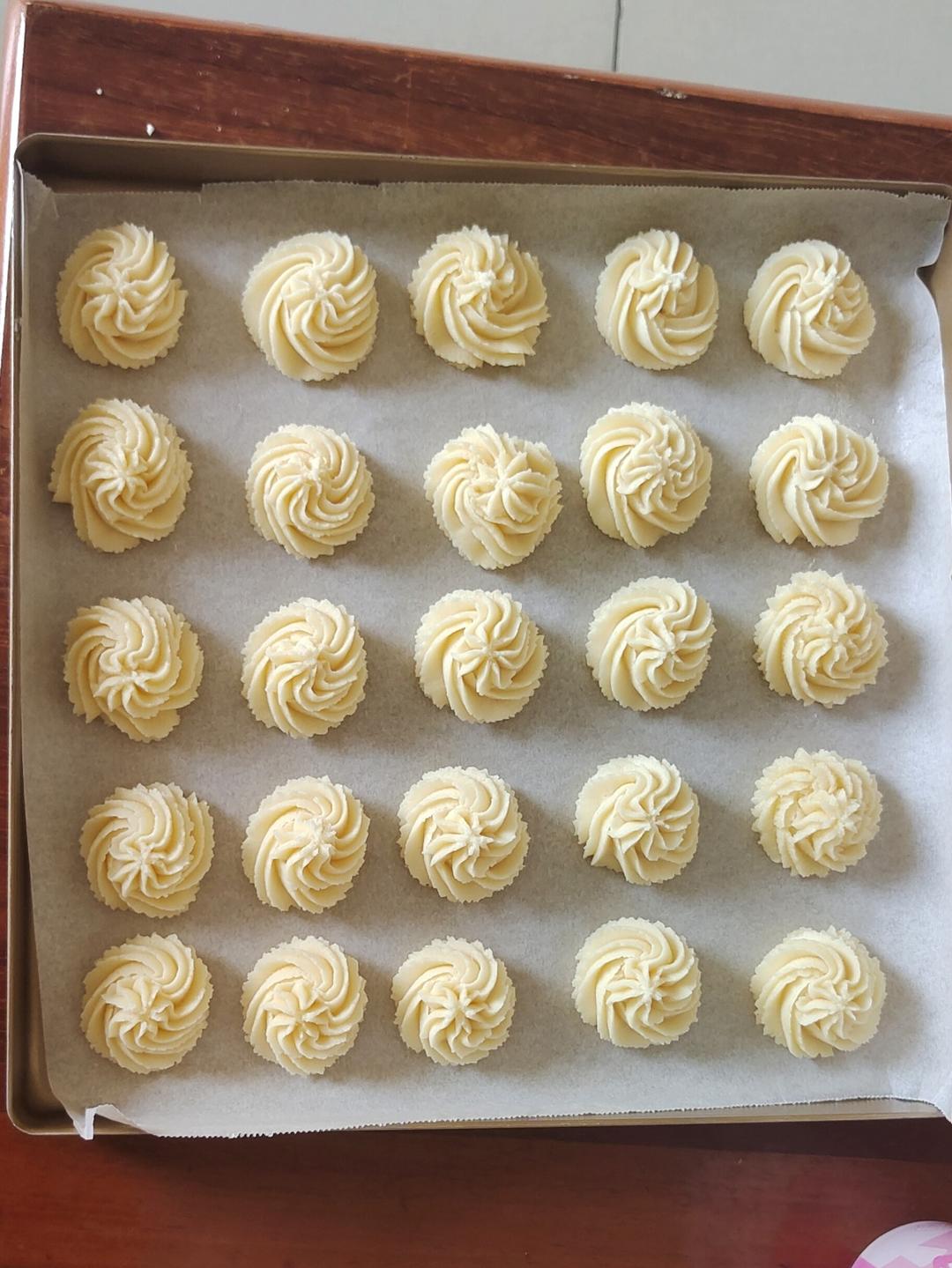 让人无法抗拒的奶香黄油曲奇