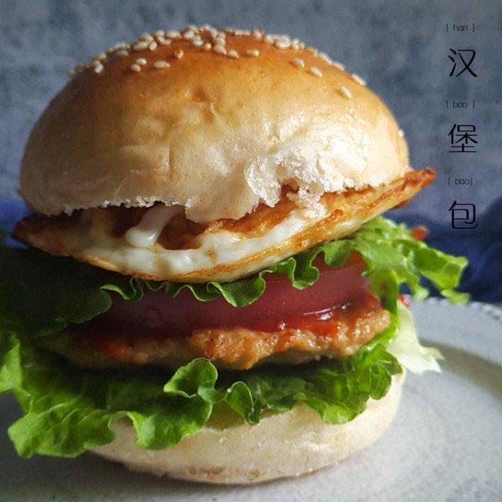 肯德基早餐汉堡轻松在家做 ---『玉米鸡肉汉堡包』