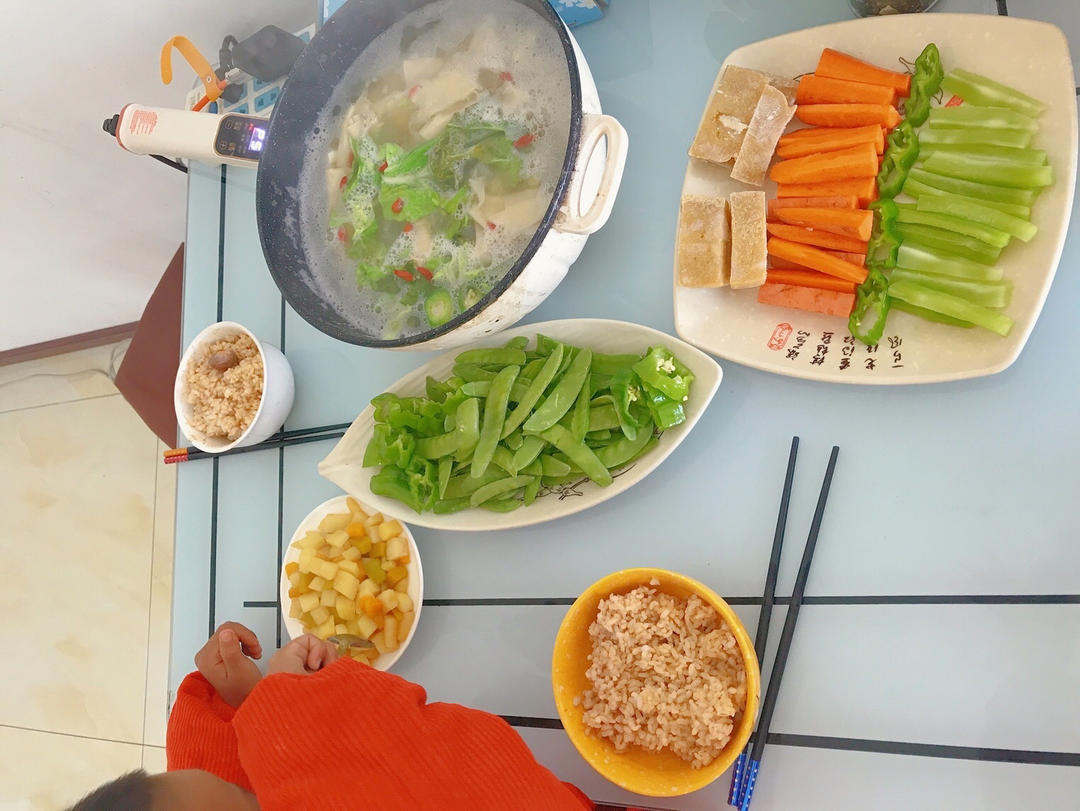 无油｜秋藕栗子羹｜甘甜美味