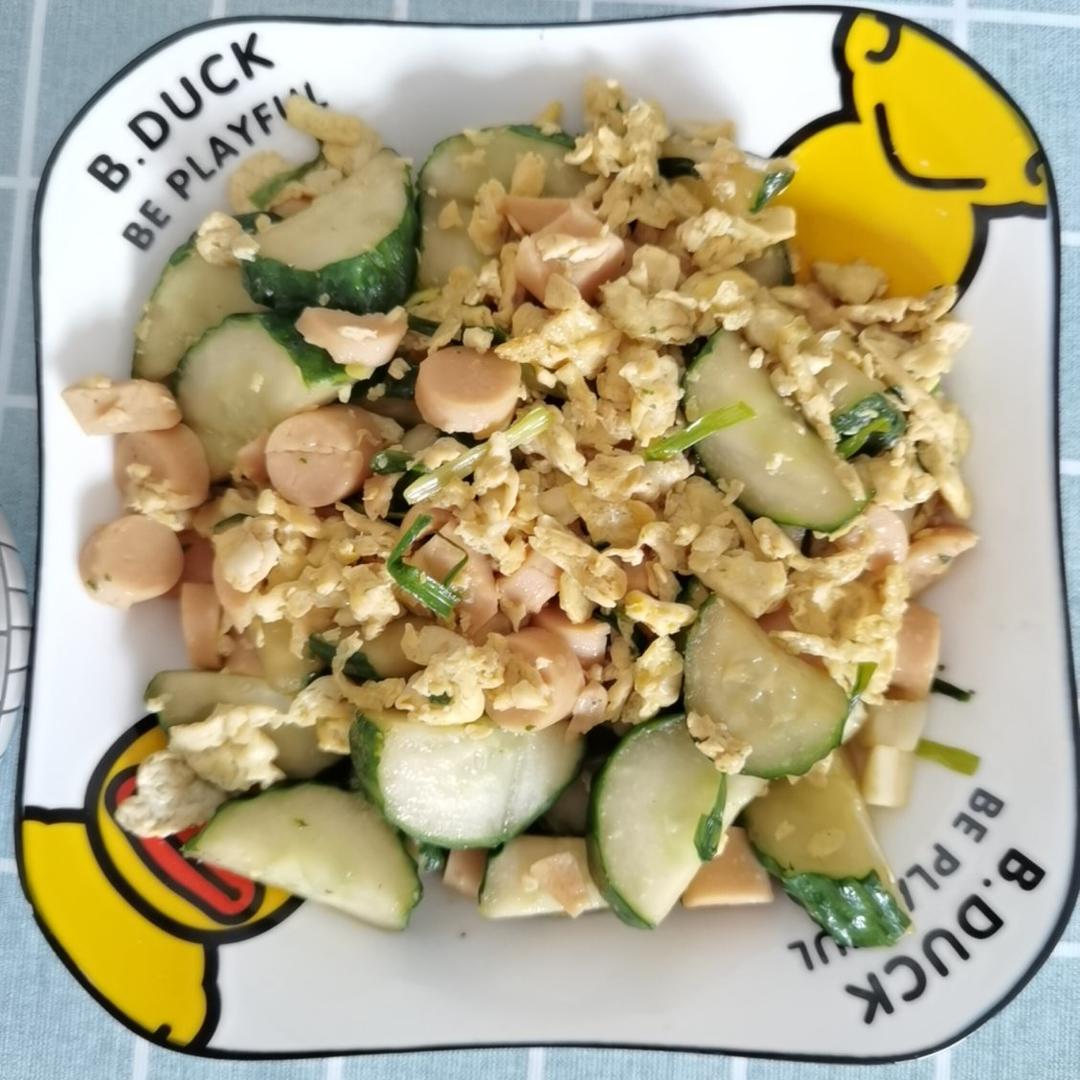 隔壁小孩馋哭的黄瓜炒蛋