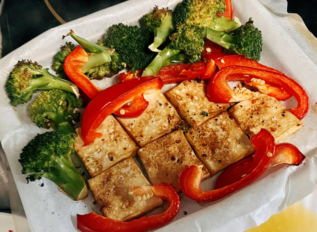 烤箱烤豆腐