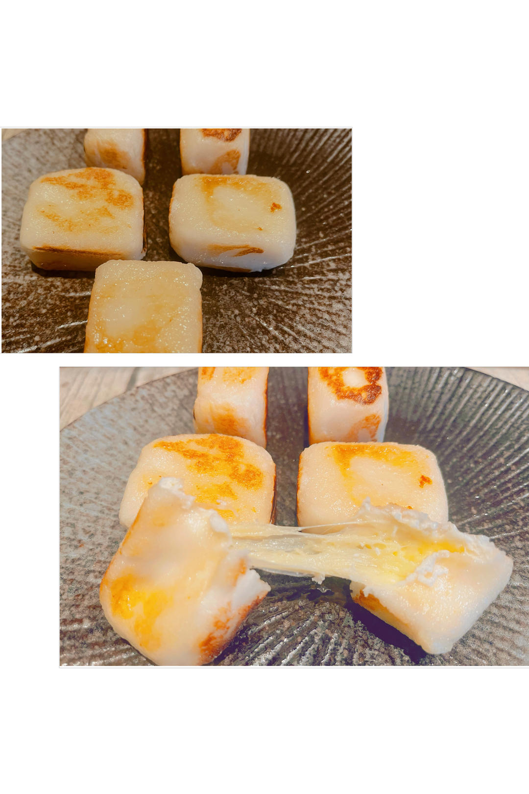 不用烤箱 一口平底锅就能做的爆浆芝士烤年糕