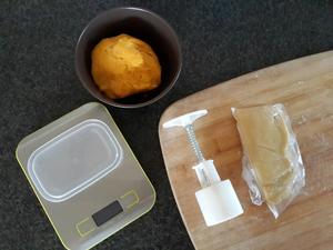 快速蜂蜜版广式红薯月饼（空气炸锅）的做法 步骤4
