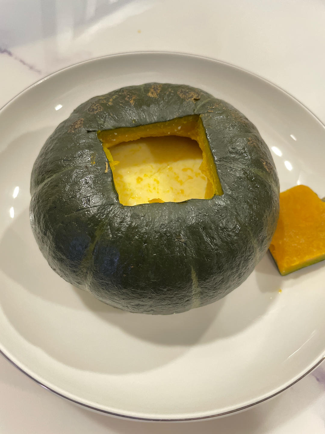 板栗贝贝南瓜@南瓜蒸蛋🎃简单快手