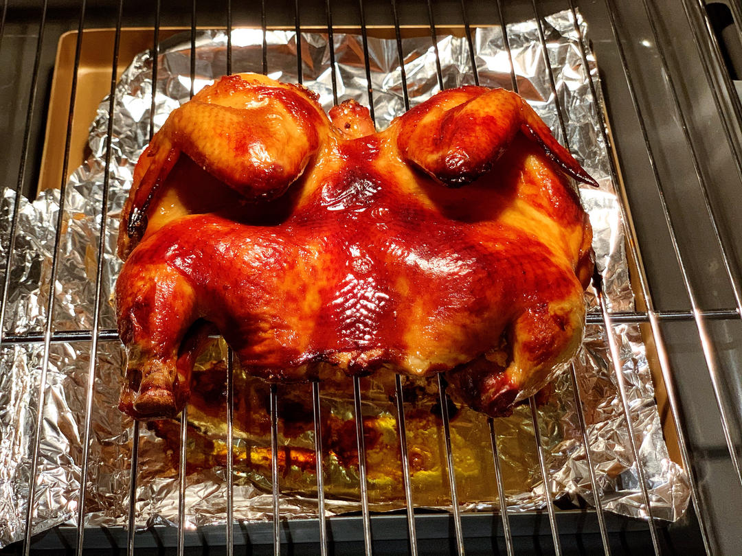 袋袋烤鸡--自制腌料+脆皮秘籍