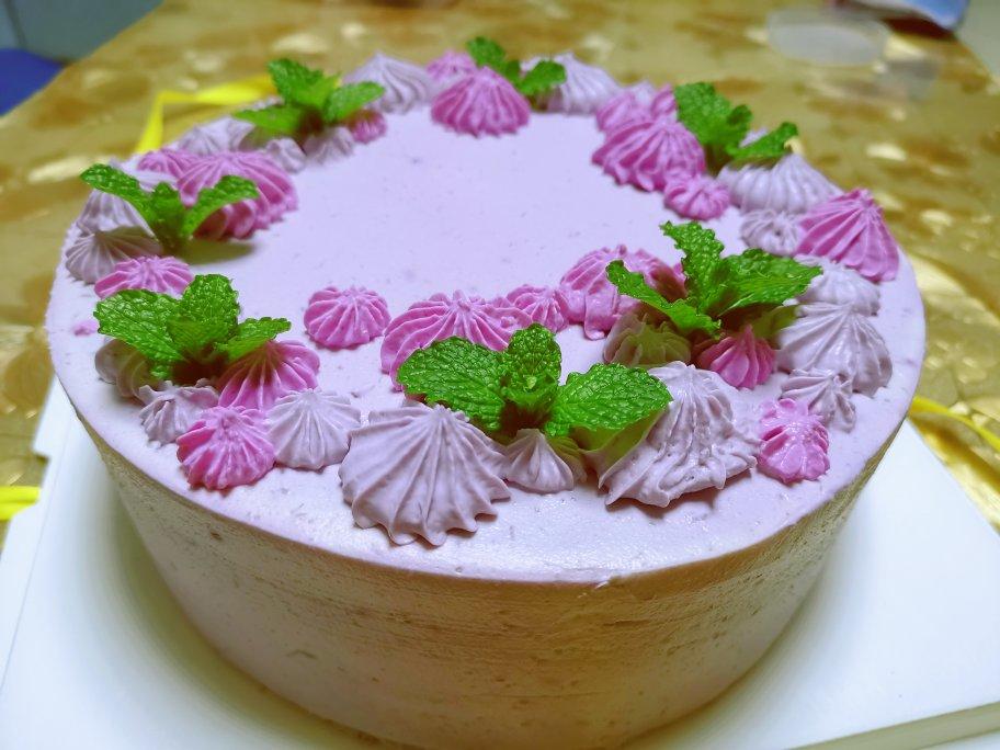 金沙芋泥蛋糕🍰不会抹面也能做的超好吃ins蛋糕